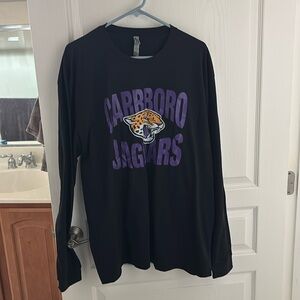 Size 2 XL long sleeve Carrboro Jaguars.